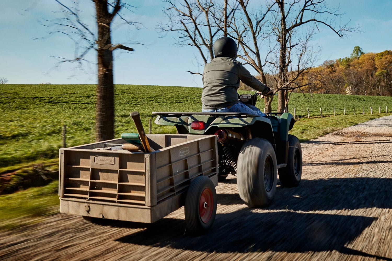 Le remorquage avec un VTT