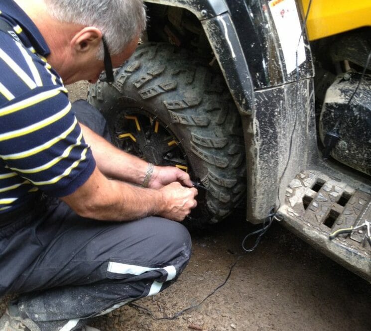 Réparer une crevaison sur votre quad en sentier