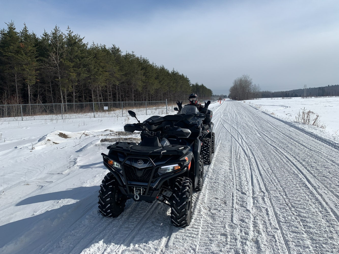 Préparer une randonnée de quad en hiver