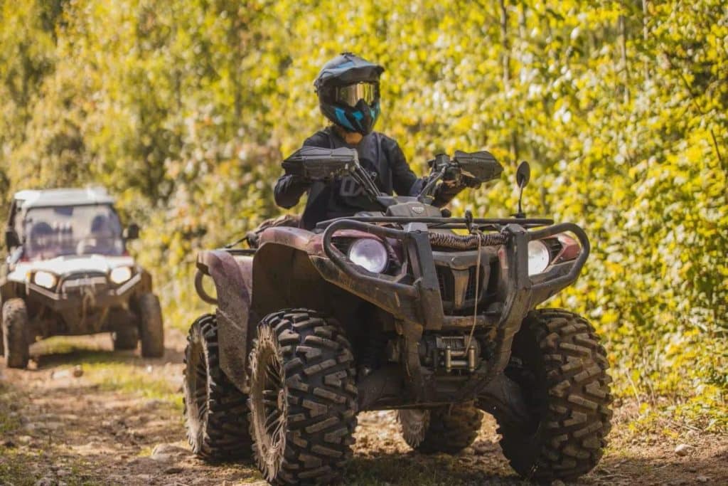 Le quad en Outaouais. Crédit photo : Jonathan Samson
