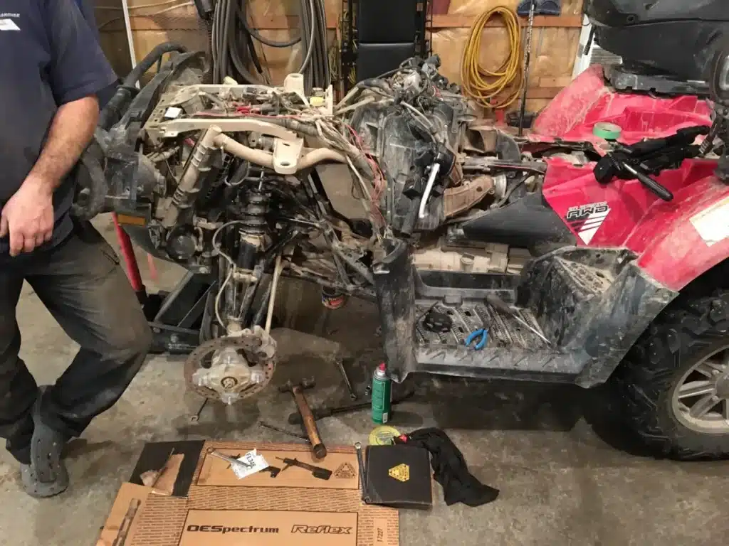La créativité artisanale ou la méthode redneck pour faire un travail mécanique !
