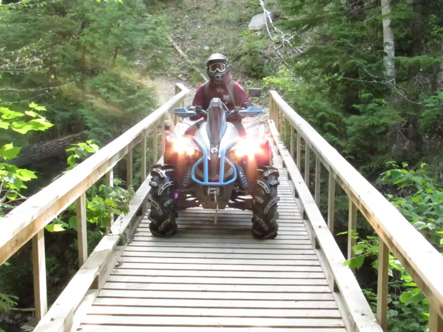 Les jeunes et le quad