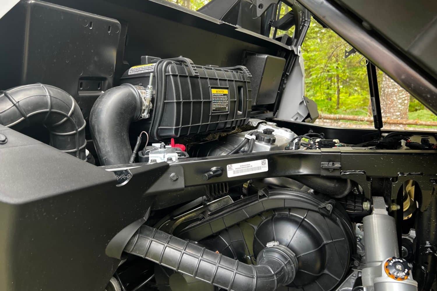 Moteur et transmission du Polaris General XP 1000