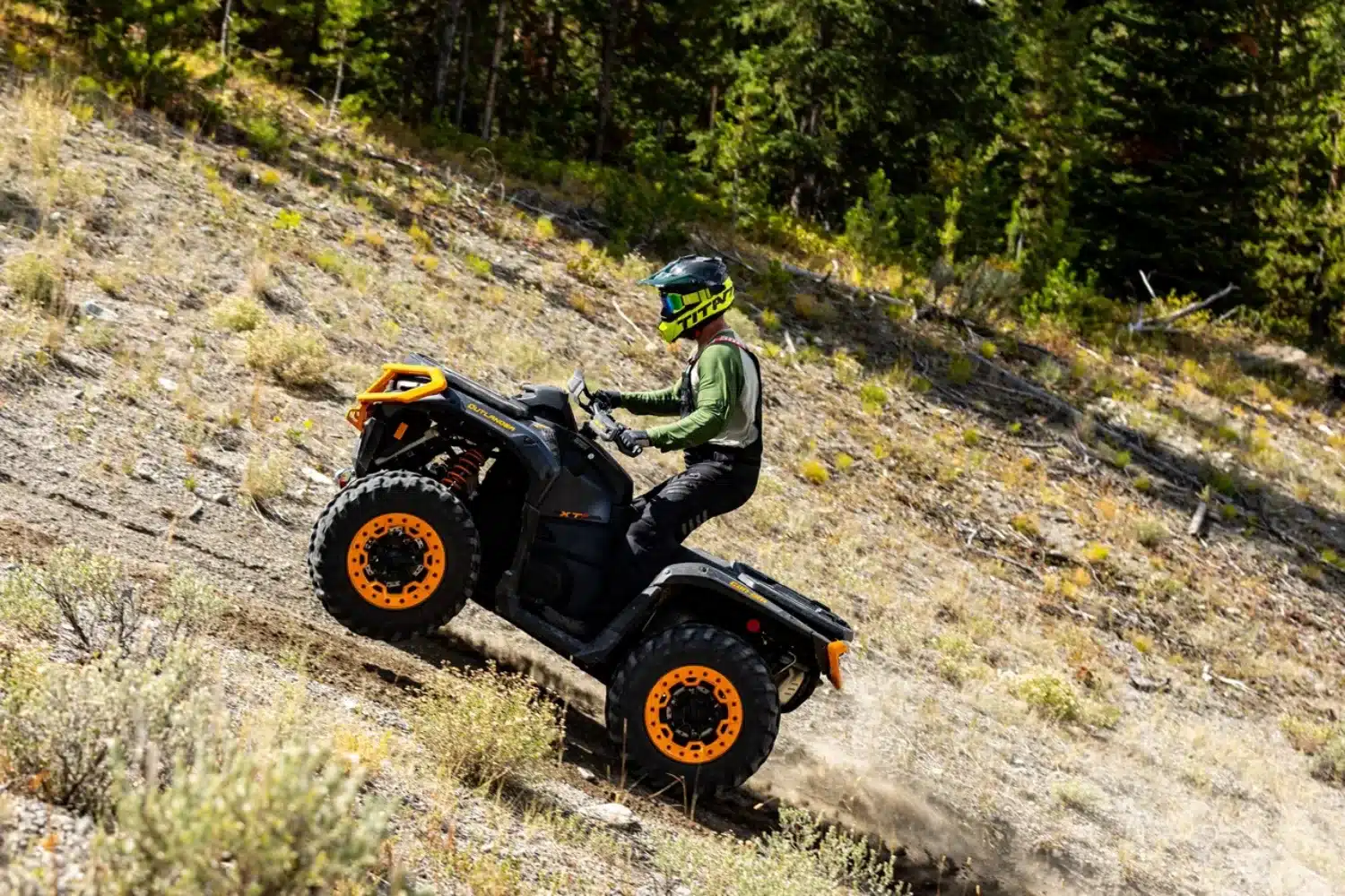 Le système en action lors d’une montée abrupte.