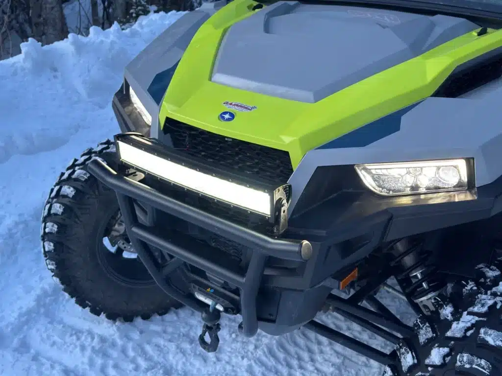 barre DEL sur un quad